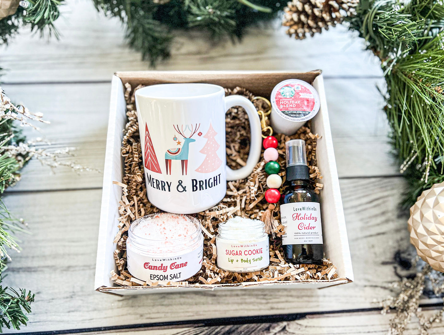 Christmas Care Box - Merry and Bright