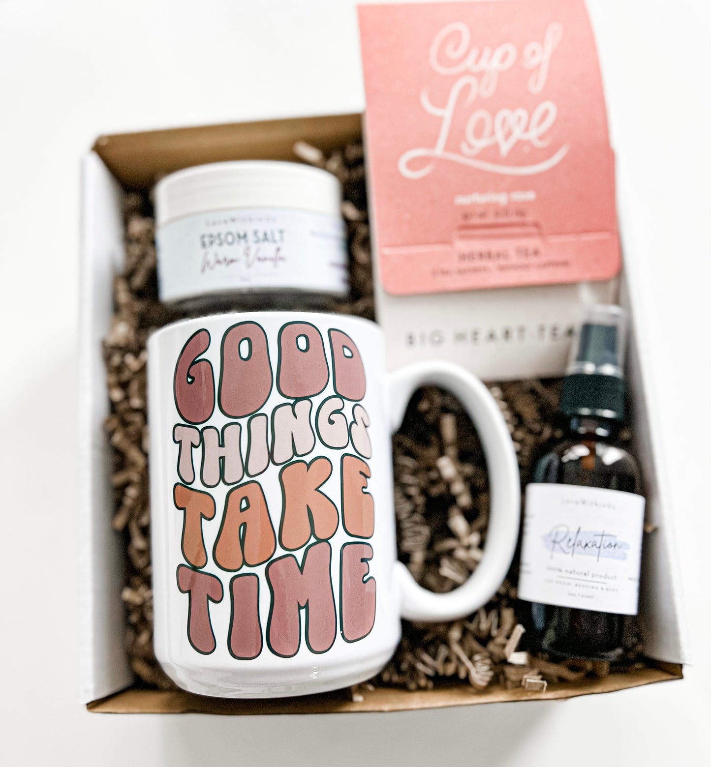 Good Things Take Time Care Box