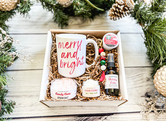 Christmas Care Box - Merry and Bright