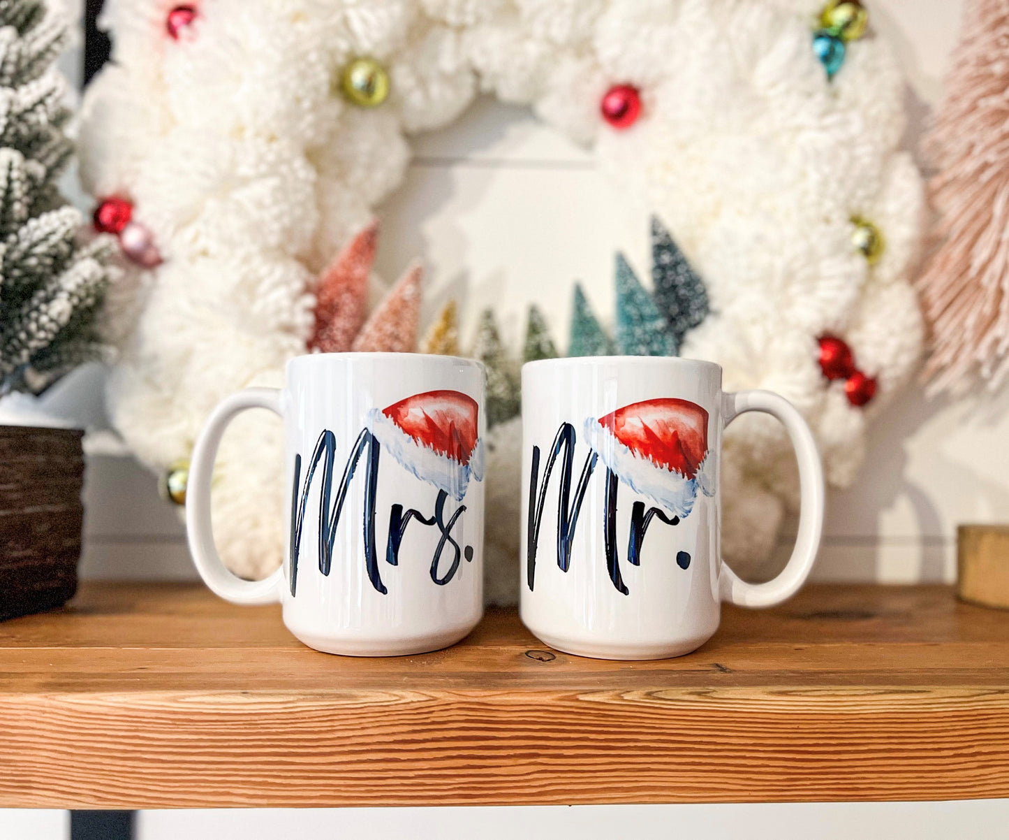 Mr. and Mrs. Holiday Mug Set