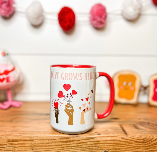 Love Grows Here Mug