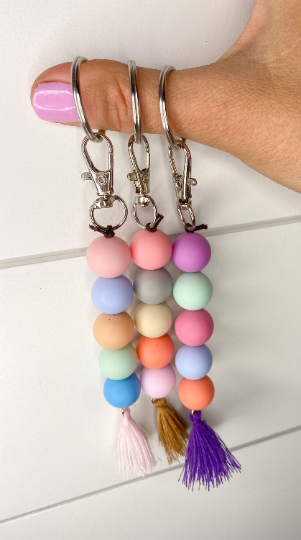 Beaded keychains 2025