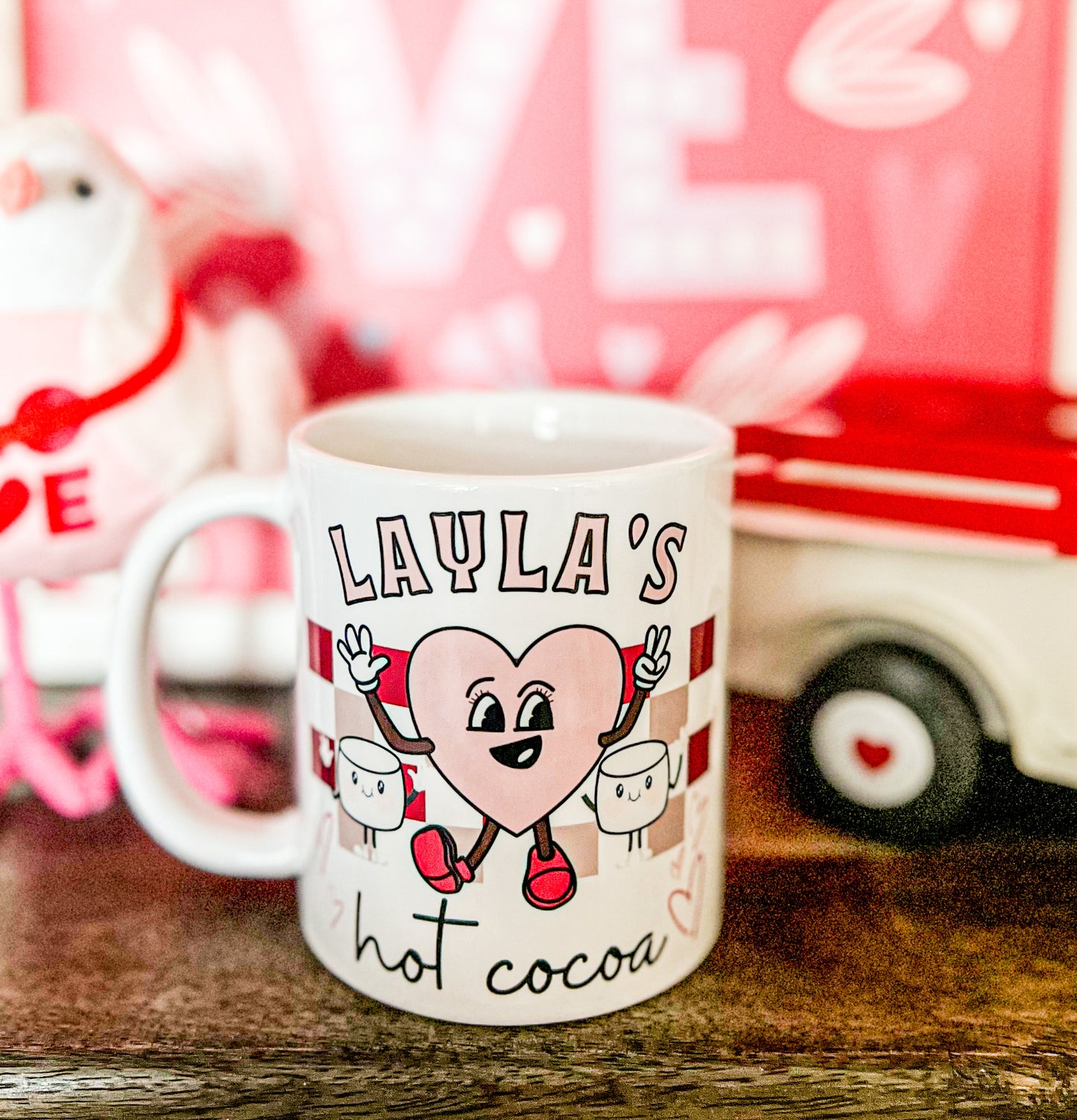 Personalized Hot Cocoa Mug Valentine