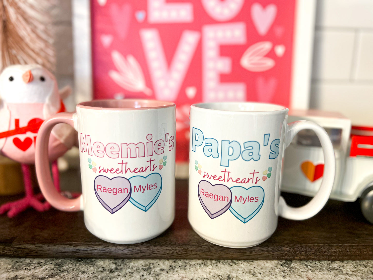 Personalized Sweethearts Mug