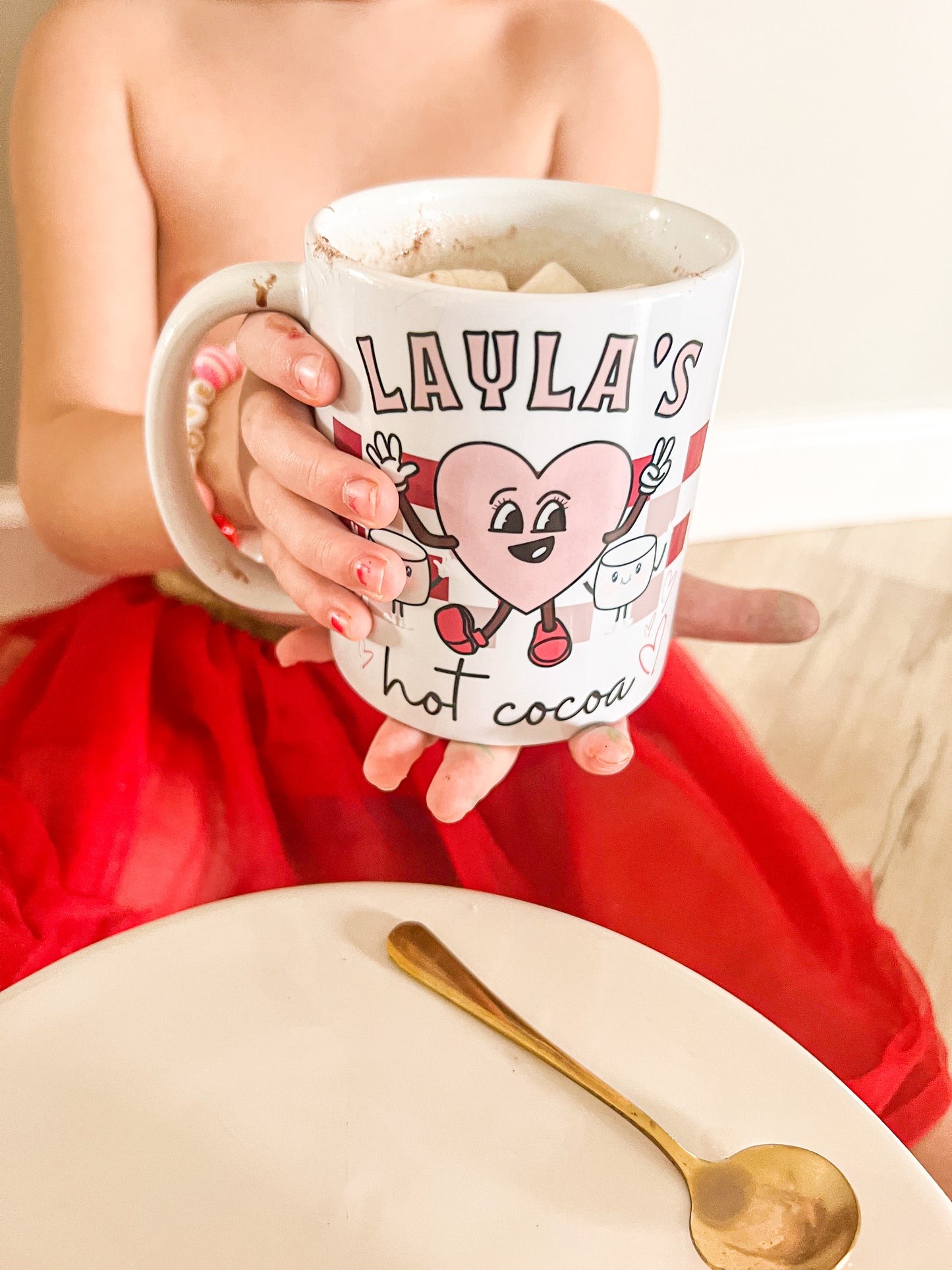 Personalized Hot Cocoa Mug Valentine